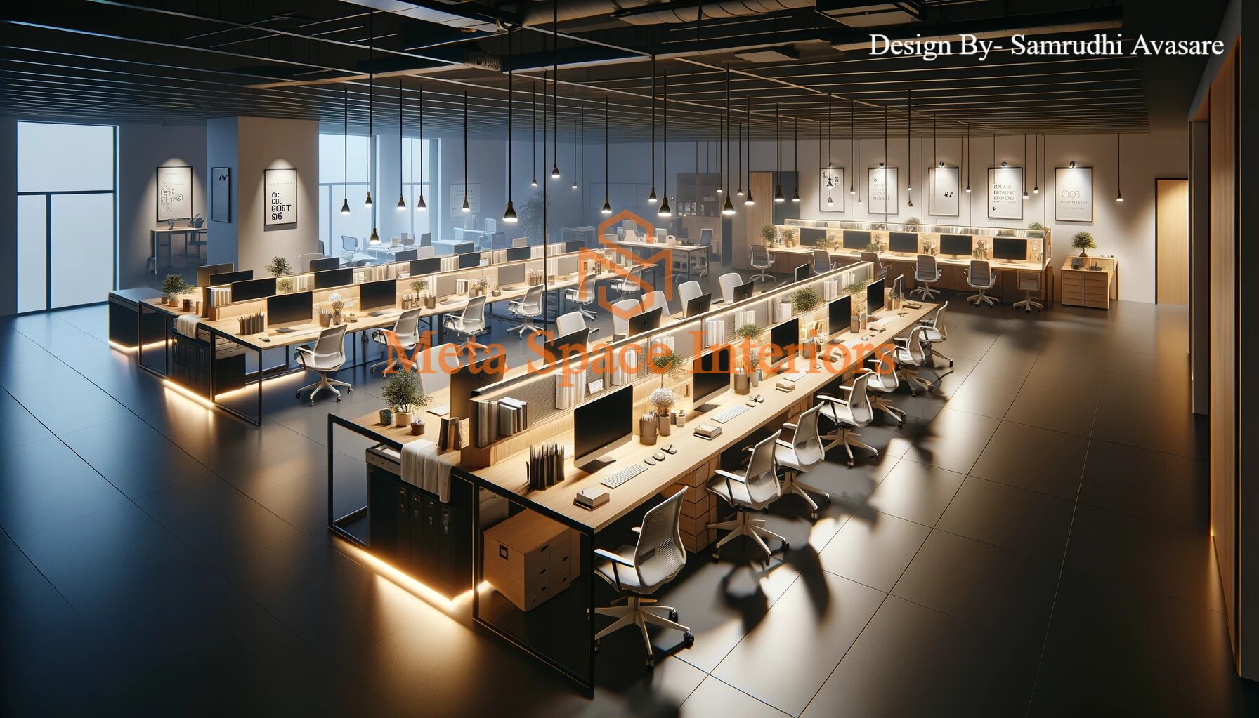 Office workstation design Small office spaces Modern office design Contemporary office setups Productivity and comfort in offices